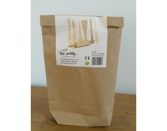 EGMONT TOYS 7 Ustensiles de Cuisine en Bois - D�s 3 ans (1)