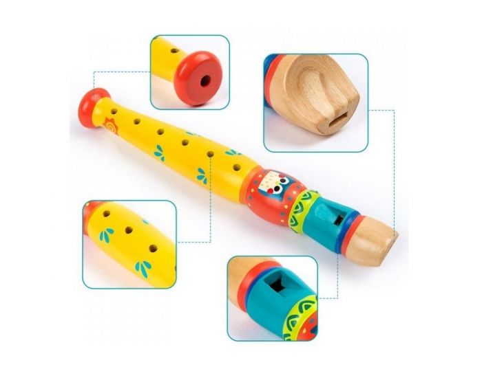 MIDEER Fl�te en Bois - Hibou - D�s 12 mois (1)