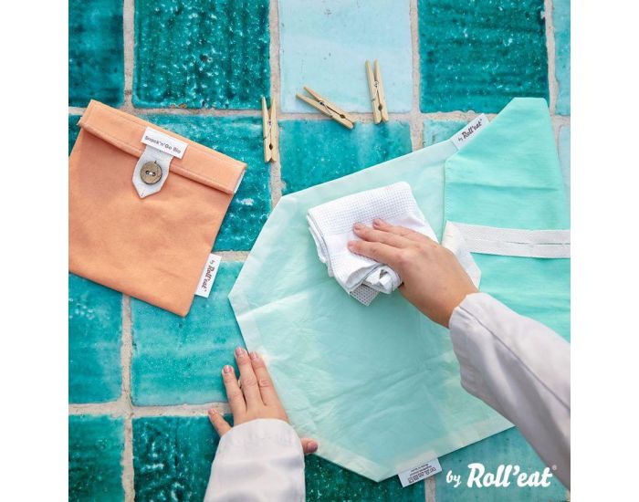 ROLL'EAT Emballage � Sandwich R�utilisable - Boc'n'Roll  (3)