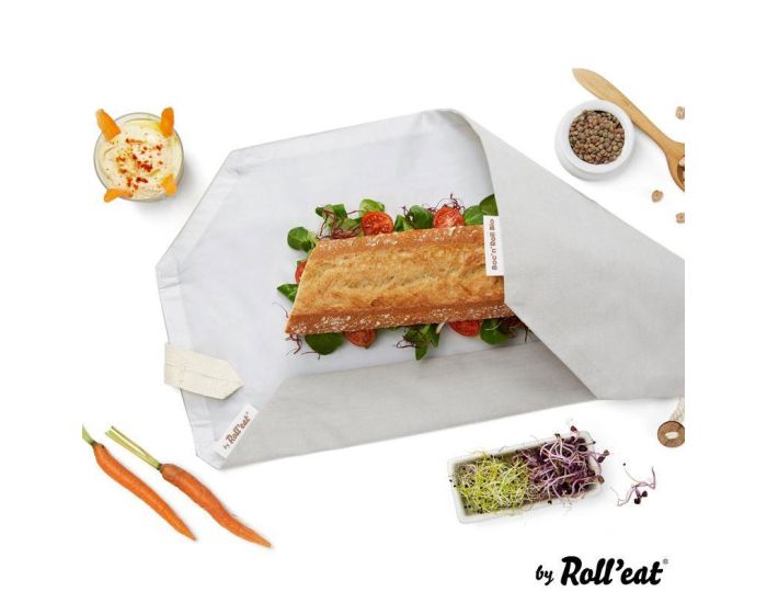 ROLL'EAT Emballage � Sandwich R�utilisable - Boc'n'Roll  (5)