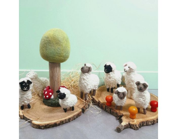 PAPOOSE TOYS Mouton en Laine Feutr�e - D�s 3 ans (1)