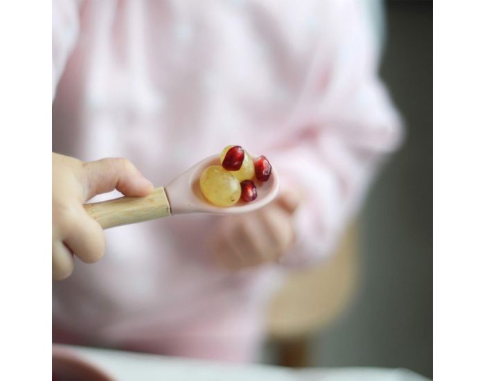 MINIKOIOI Set de Couverts en Bambou et Silicone - D�s 6 mois (1)