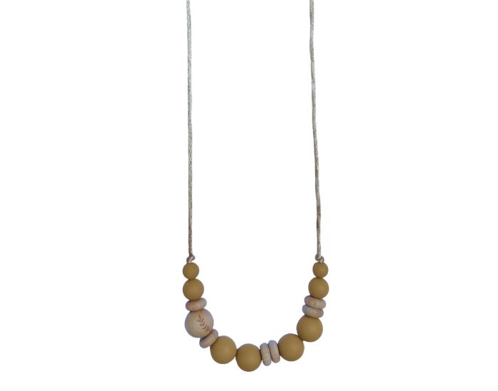 MAWEN MATERNE Collier d'Allaitement ou de Portage - Bois et Silicone - Laurier (3)