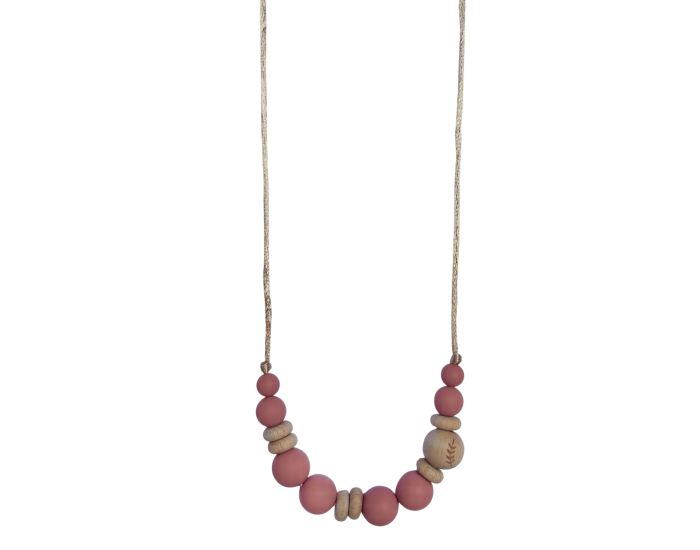 MAWEN MATERNE Collier d'Allaitement ou de Portage - Bois et Silicone - Laurier (4)