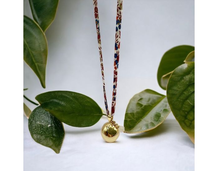 MAWEN MATERNE Bola de Grossesse - Rond Dor� - Coeur et Pierre de Lune (4)