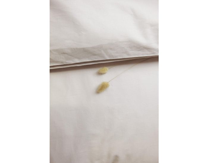 KADOLIS Taie Traversin - Coton Bio - Naturel (3)