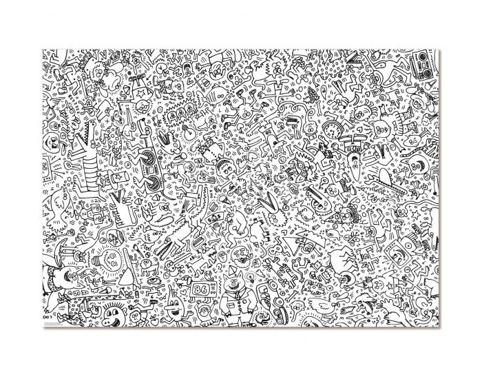 VILAC Puzzle - Keith Haring - 1000 Pices - Ds 10 ans (1)