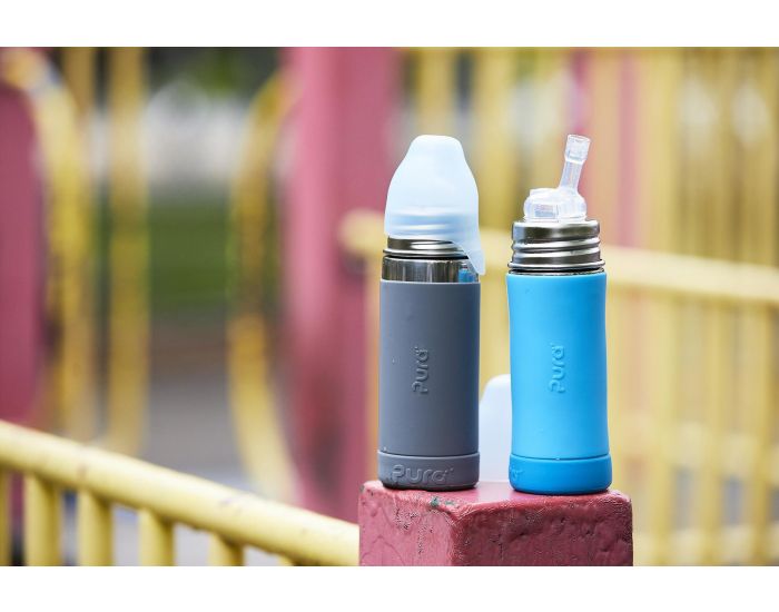 PURA Gourde Evolutive en Inox avec Paille - 325 ml (2)