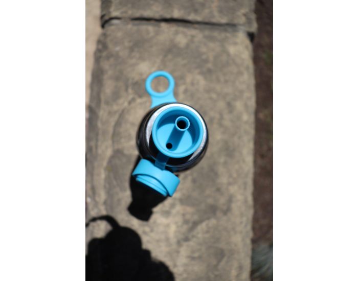 PURA Bouchon Paille en Silicone pour Gourde Vieux rose (2)