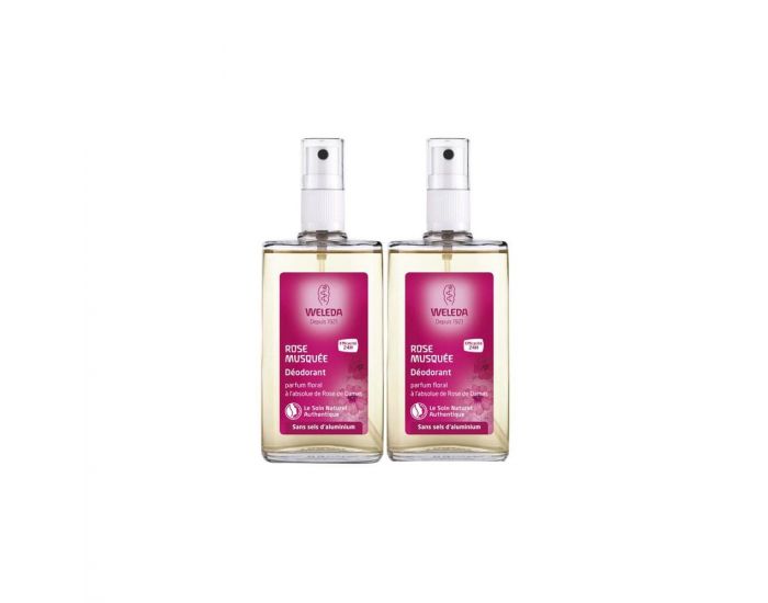 WELEDA Dodorant  La Rose - Lot 2 x 100 ml (1)