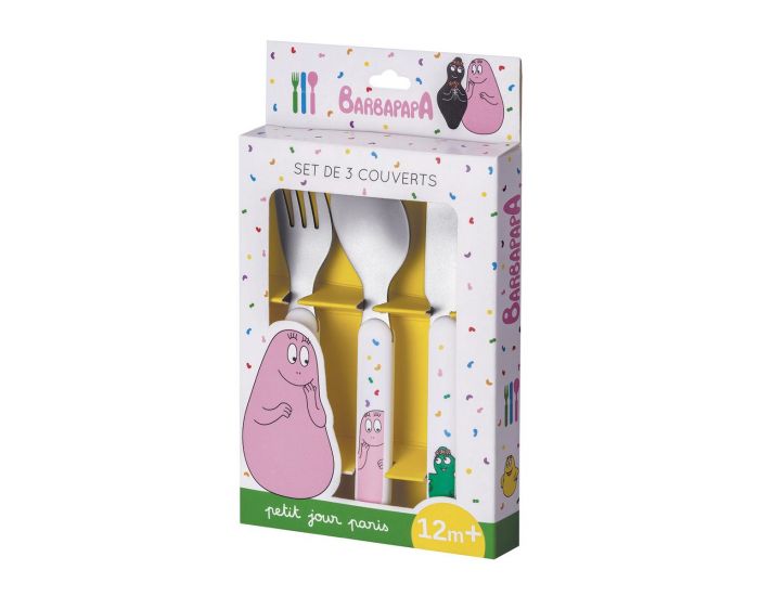 PETIT JOUR Couverts d'Apprentissage Barbapapa - D�s 12 mois (1)