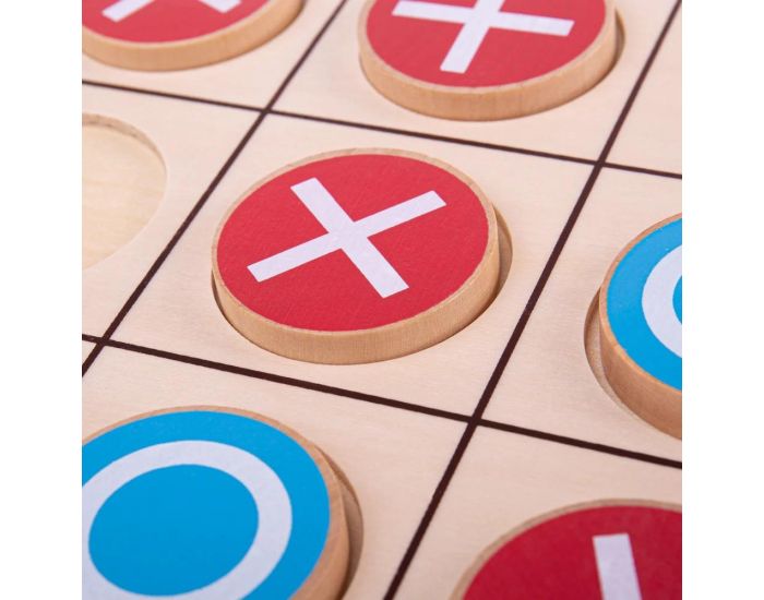 BIGJIGS TOYS Jeu du Morpion en Bois - D�s 3 ans (1)