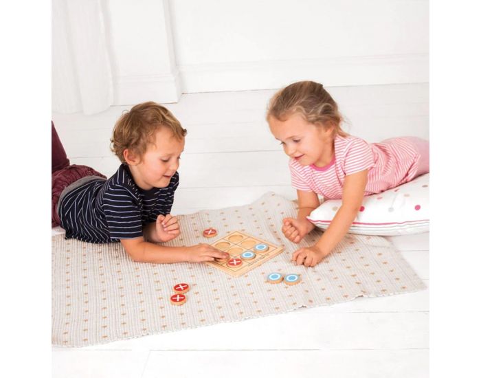 BIGJIGS TOYS Jeu du Morpion en Bois - D�s 3 ans (2)
