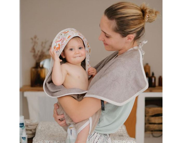 NEOBULLE Bain Cocoon, Serviette Tablier Nouvelle Version (17)