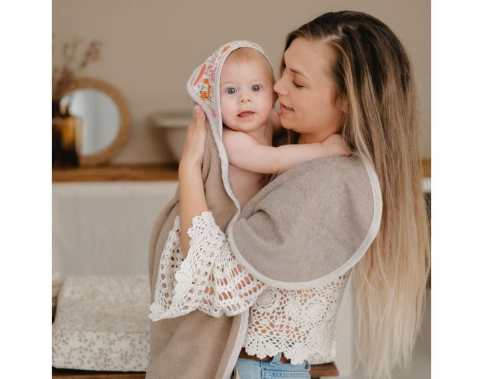 NEOBULLE Bain Cocoon, Serviette Tablier Nouvelle Version (19)