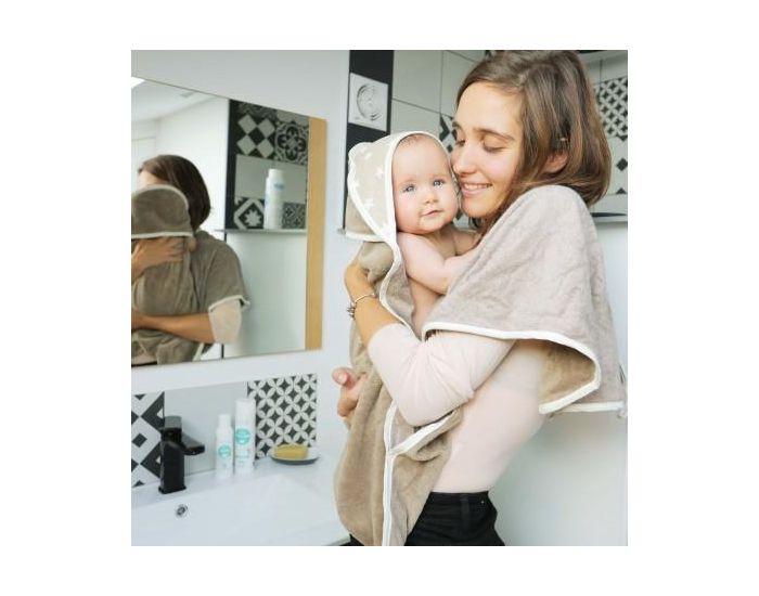 NEOBULLE Bain Cocoon, Serviette Tablier Nouvelle Version (22)