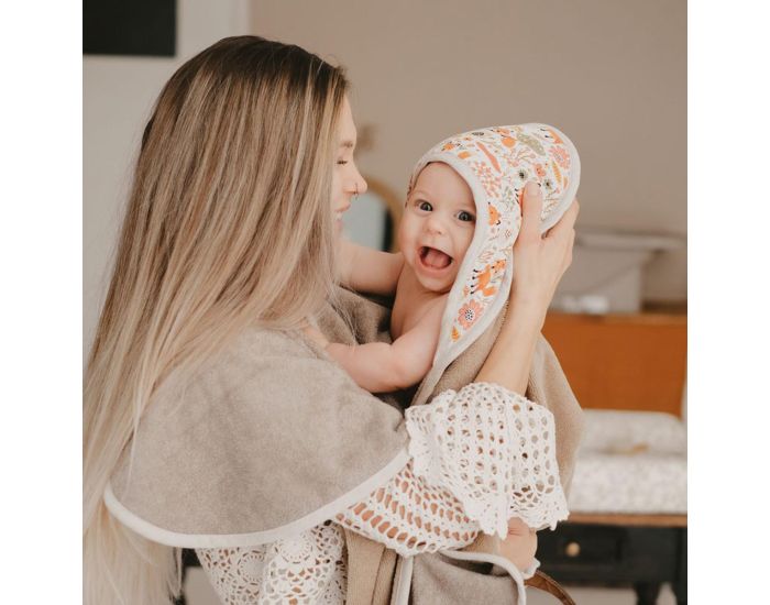 NEOBULLE Bain Cocoon, Serviette Tablier Nouvelle Version (5)