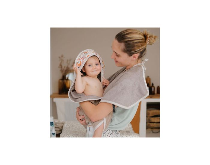 NEOBULLE Bain Cocoon, Serviette Tablier Nouvelle Version (8)