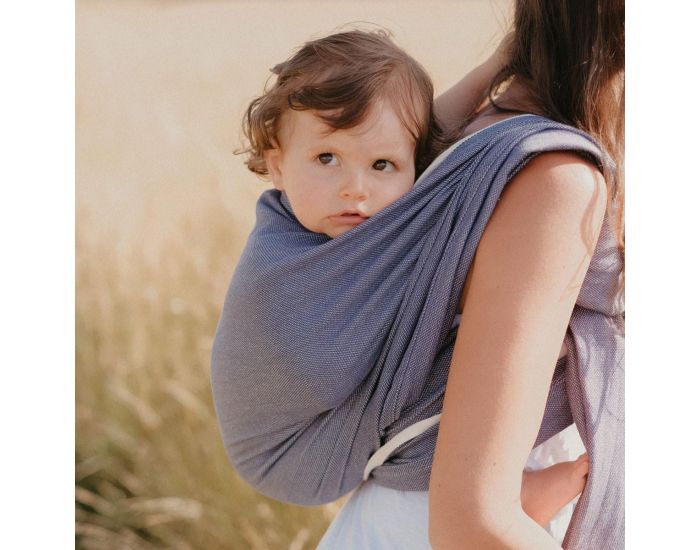 NEOBULLE Echarpe Serg� Bris� - Bleu Cobalt (1)