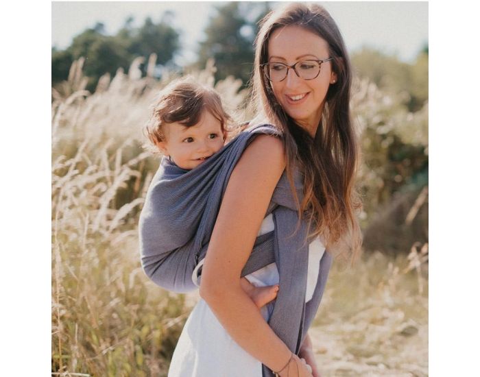 NEOBULLE Echarpe Serg� Bris� - Bleu Cobalt (15)