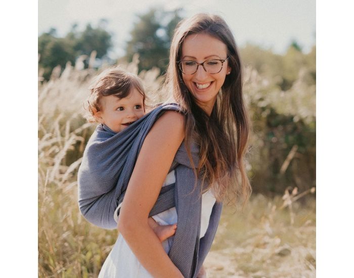 NEOBULLE Echarpe Serg� Bris� - Bleu Cobalt (3)