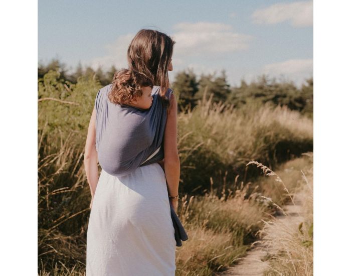 NEOBULLE Echarpe Serg� Bris� - Bleu Cobalt (4)