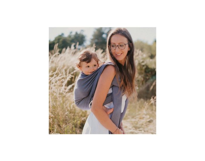 NEOBULLE Echarpe Serg� Bris� - Bleu Cobalt (9)