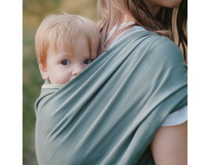 NEOBULLE Echarpe Serg� Bris� - Vert Eucalyptus (1)