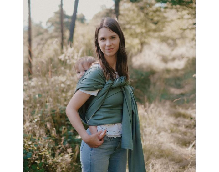 NEOBULLE Echarpe Serg� Bris� - Vert Eucalyptus (2)