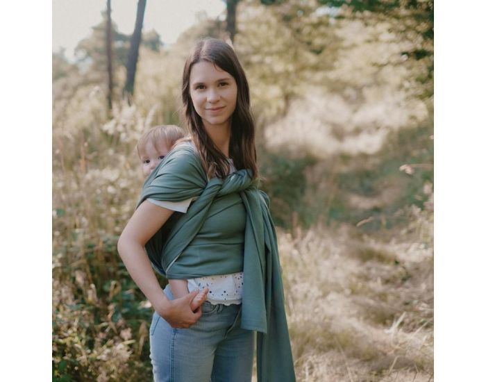 NEOBULLE Echarpe Serg� Bris� - Vert Eucalyptus (14)