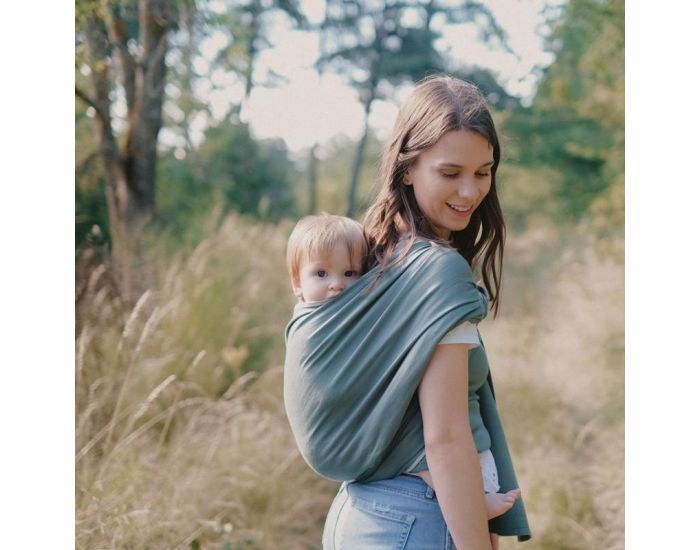 NEOBULLE Echarpe Serg� Bris� - Vert Eucalyptus (15)