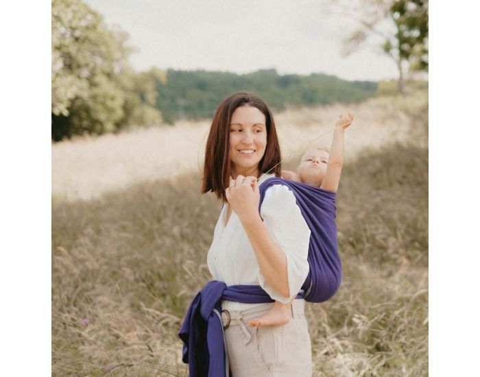 NEOBULLE Echarpe Serg� Bris� - Myrtille (12)