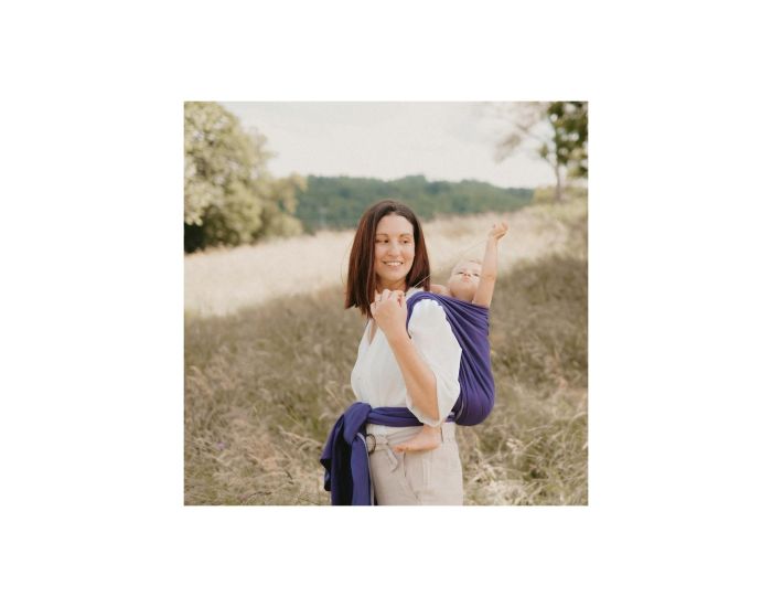 NEOBULLE Echarpe Serg� Bris� - Myrtille (6)