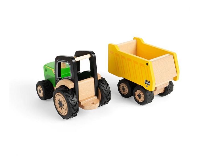 BIGJIGS TOYS Tracteur et Remorque - D�s 3 ans (1)