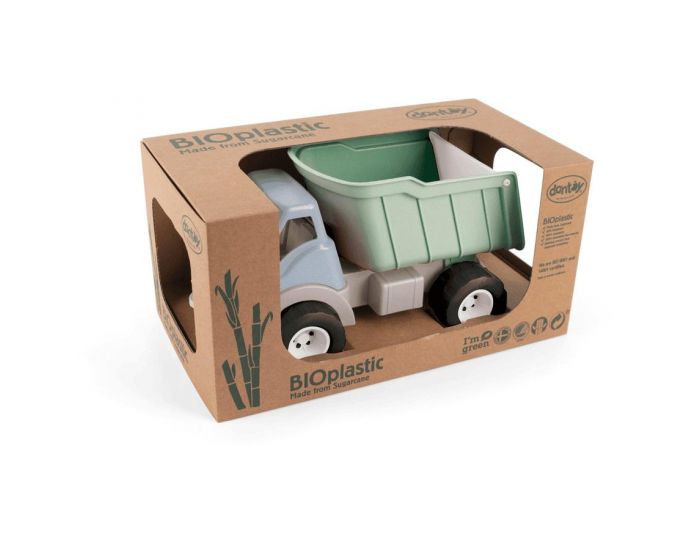 DANTOY Camion Benne en Bioplastique - Vert - D�s 2 ans (2)