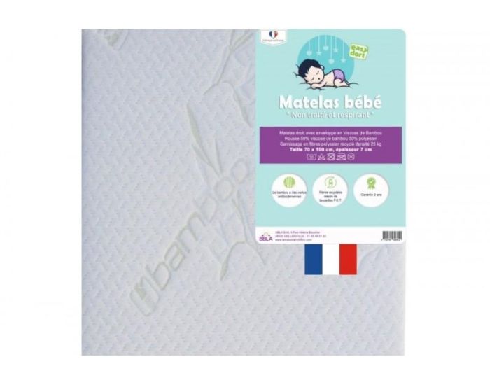 EASY DORT Matelas Berceau Bb ou Lit Bb - 70x100 cm (1)