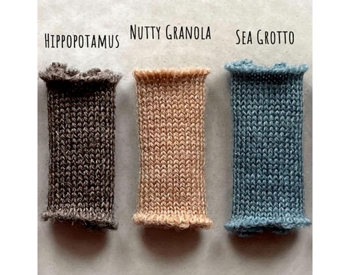 MANYMONTHS Body Kimono Evolutif - Manches Longues - en Pure Laine M�rinos - Nutty Granola - 0-9 mois (1)