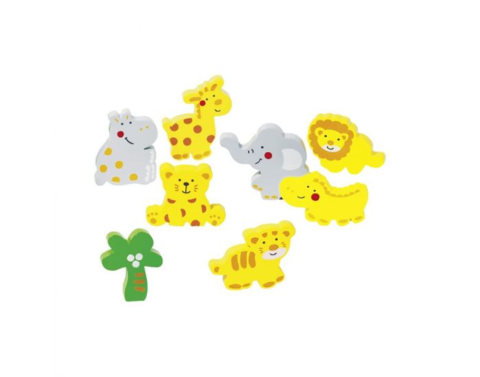 GOKI Puzzle - Animaux Sauvages - Ds 24 mois (1)