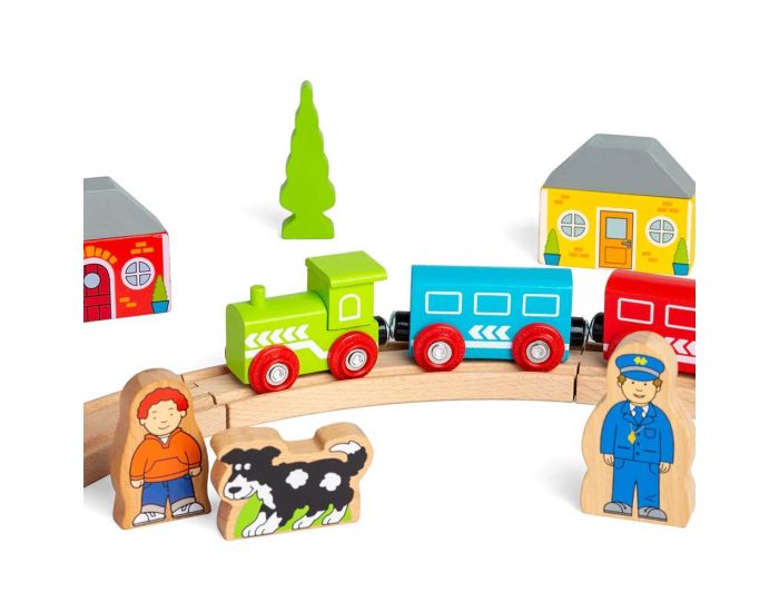 BIGJIGS TOYS Mon premier Circuit de Train - D�s 3 ans (1)