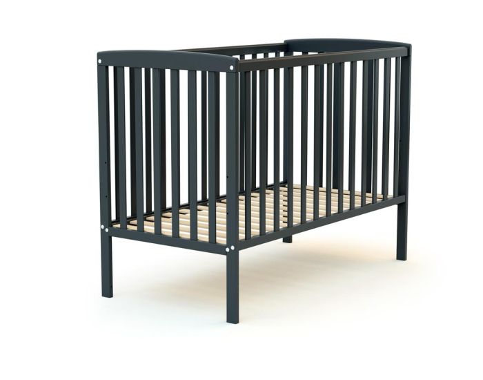 AT4 Lit b�b� r�hauss� CONFORT 60x120 cm - Gris graphite (9)