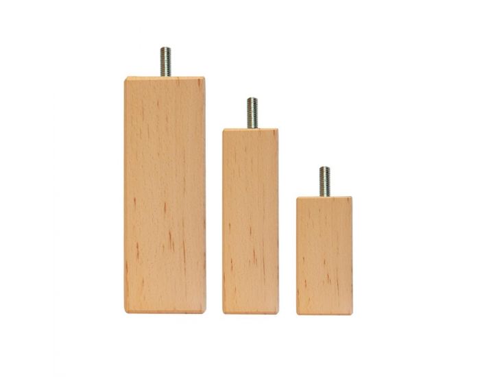 BELLECOUR LITERIE Pied de Lit - Carr� - Vendu � l'Unit� (1)