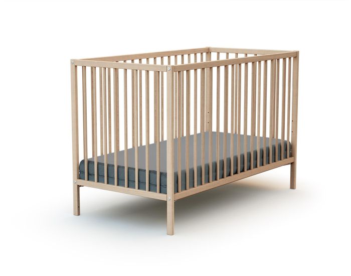 WEBABY Lit b�b� - 60x120 cm H�tre Brut (7)