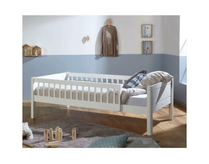 AKITEN RETAIL Lit Enfant avec Barri�res - Victoria Blanc (2)