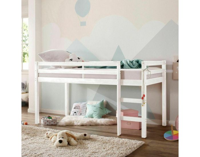 AKITEN RETAIL Pack Lit Mi-hauteur avec Matelas - Alma (2)