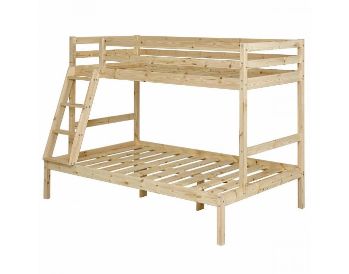 AKITEN RETAIL Lit Superpos� - Julian - Bois Naturel (1)