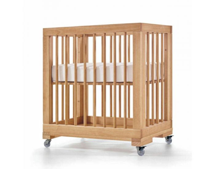 AKITEN RETAIL Pack Lit B�b� �volutif avec Matelas - Kyoto Bois naturel (3)