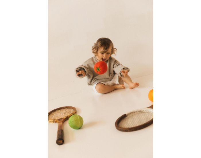 OLI ET CAROL Balle B�b� - Tomate - D�s la naissance (4)