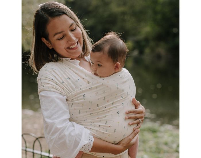 BOBA Echarpe de Portage - Boba Wrap - Serenity Achillea - D�s la Naissance (3)
