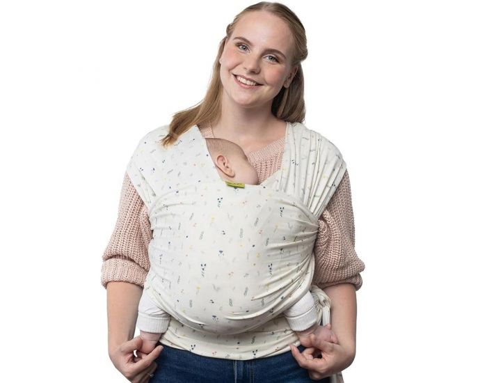 BOBA Echarpe de Portage - Boba Wrap - Serenity Achillea - D�s la Naissance (5)