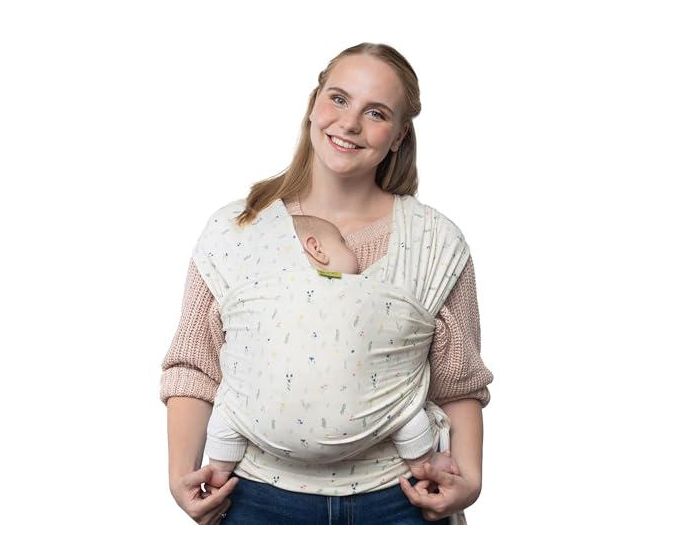 BOBA Echarpe de Portage - Boba Wrap - Serenity Achillea - D�s la Naissance (7)